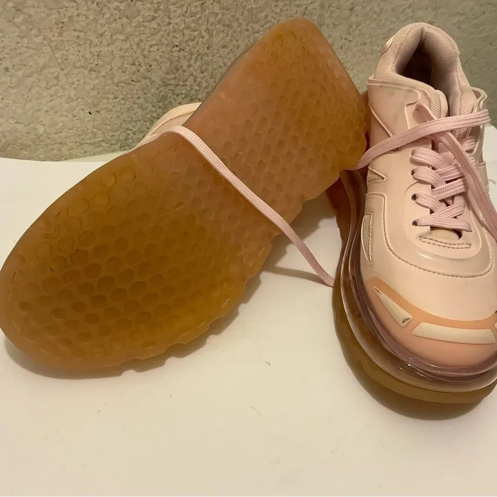 Shoes 53045 Bump'Air Platform Sneaker (Unisex) Pink Sneaker size EUR35
